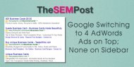 adwords 4 ads no sidebar