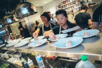 Chef Mei and Chef Melissa Cooking