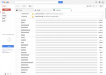 Collapsed Gmail ads in an inbox