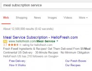 Example of a pay-per-click ad in Google