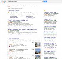 hotels in oahu hawaii google search results with ads