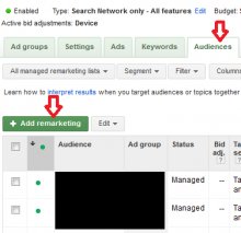 How to add Remarketing Audiences to Search Campaigns