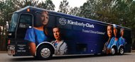 K-C launched a 'Not on My Watch' tour that features a mobile classroom.