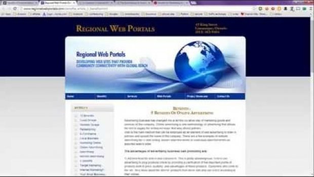Advertising on the Internet for free