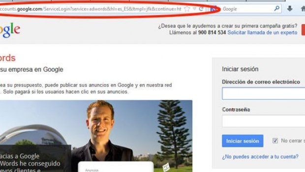 AdWords login
