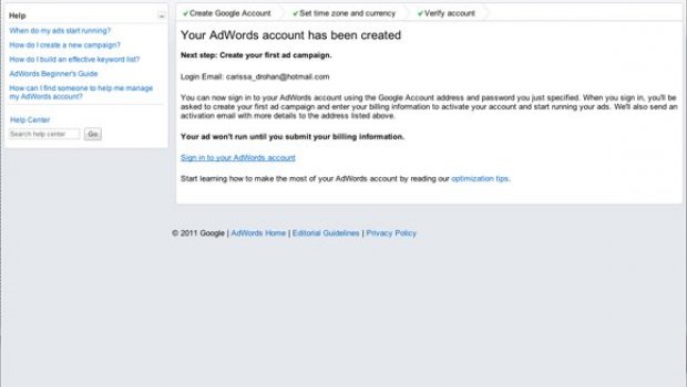 How to sign up for Google AdWords?
