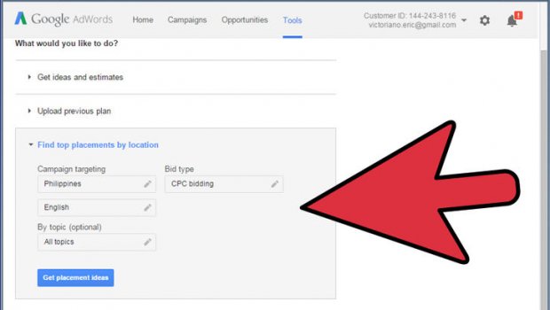 Start AdWords campaign