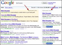 Sponsored Links in Google SERP