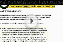 Best Advertising Campaigns - Online advertising via search