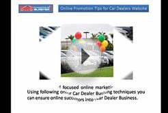 Car Dealer websites promotion techniques