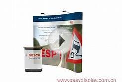 Easy Popup Magnetic Curved - Pop up exhibit booth