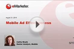 eMarketer Webinar: Mobile Ad Effectiveness
