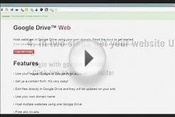 Free website hosting on google drive in 2 minutes