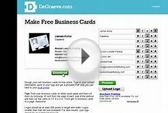 How to create a business card online for free