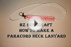 HOW TO MAKE A PARACORD NECK LANYARD