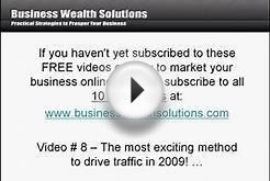 How To Promote My Small Business Online - Video 8 of 10