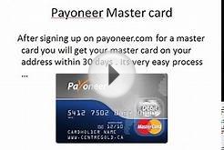 How to recieve google adsense payment to a master card