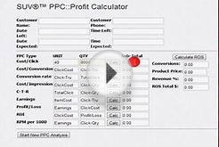 Pay-Per-Click (PPC) PROFIT CALCULATOR