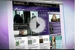 Sci-Fi Channel - Online Store Advertisement