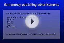 website revenue - pay per click advertising make money